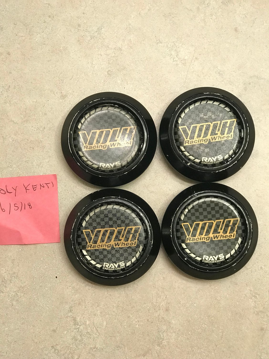 Wheels and Tires/Axles - Volk GT Series Center Caps - Used - Seattle, WA 98125, United States