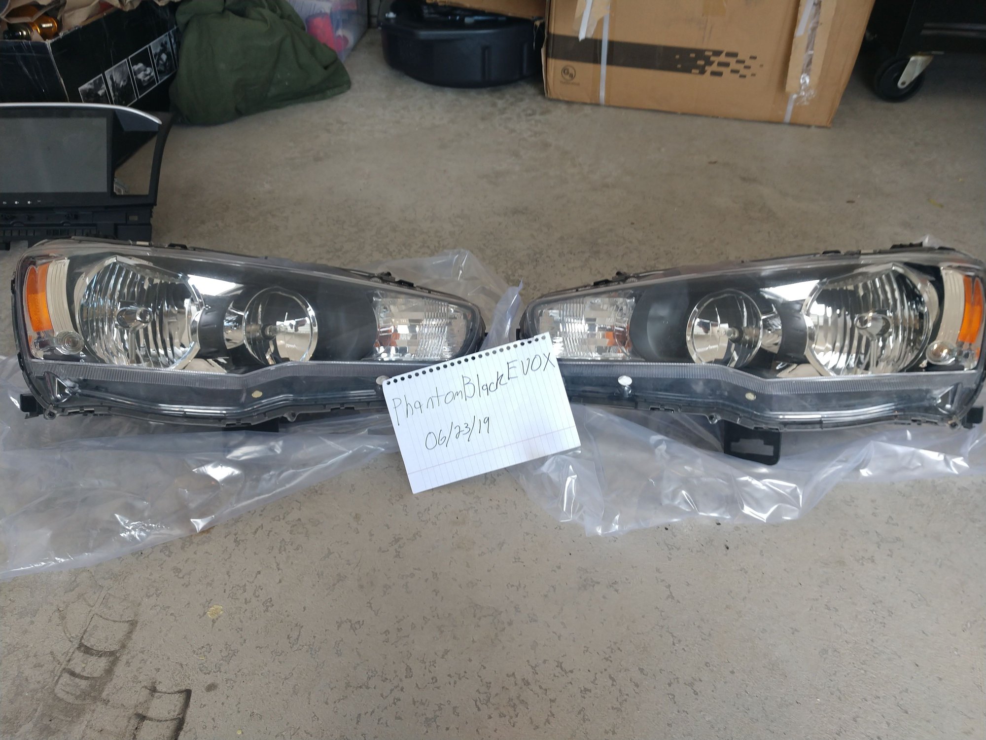 Lights - None HID headlights - Used - 2008 to 2015 Mitsubishi Lancer Evolution - Colorado Springs, CO 80925, United States