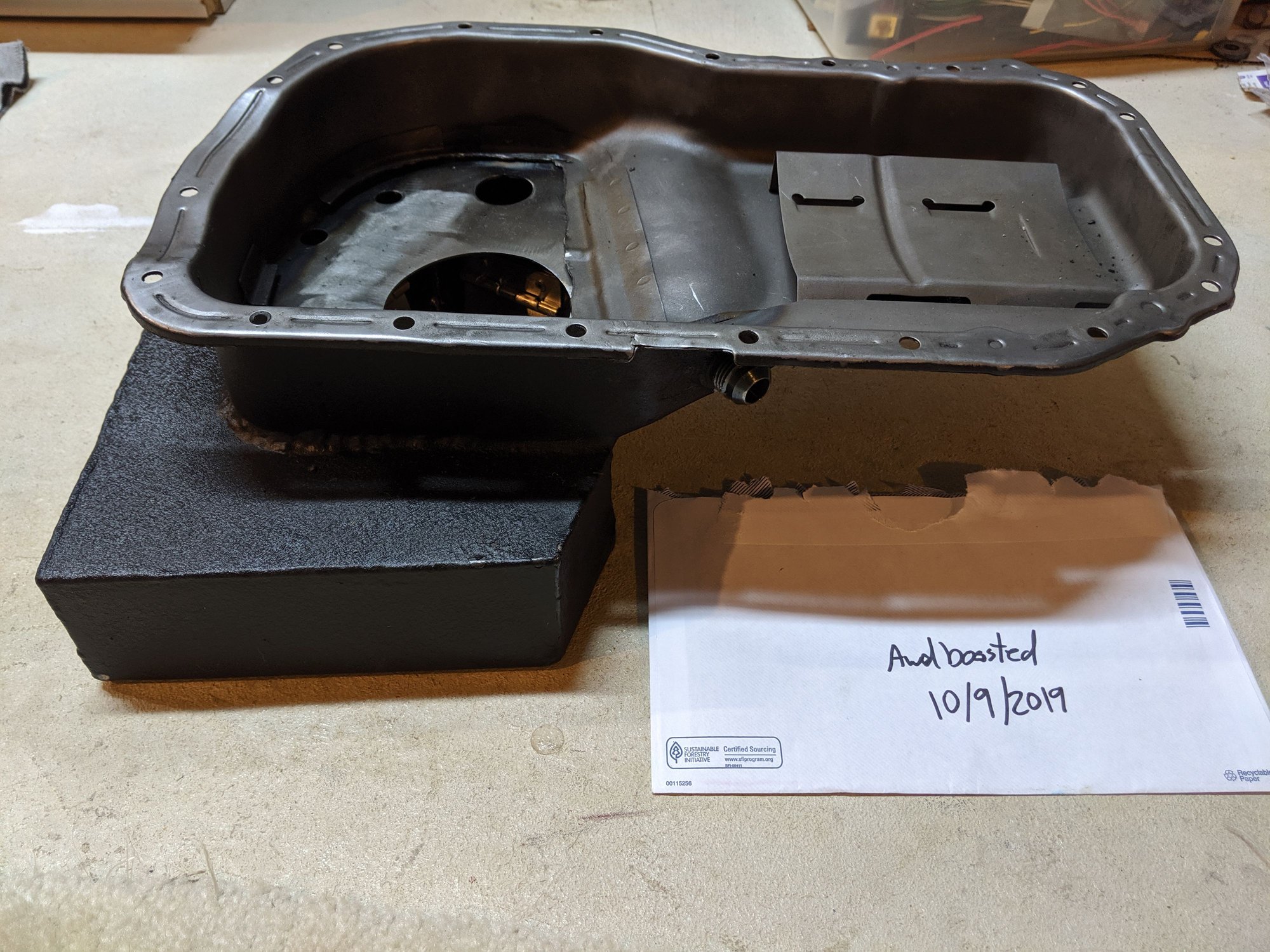 Engine - Internals - Evo Oil Pan Wet Sump - Used - 2003 to 2006 Mitsubishi Lancer Evolution - Buffalo Grove, IL 60089, United States