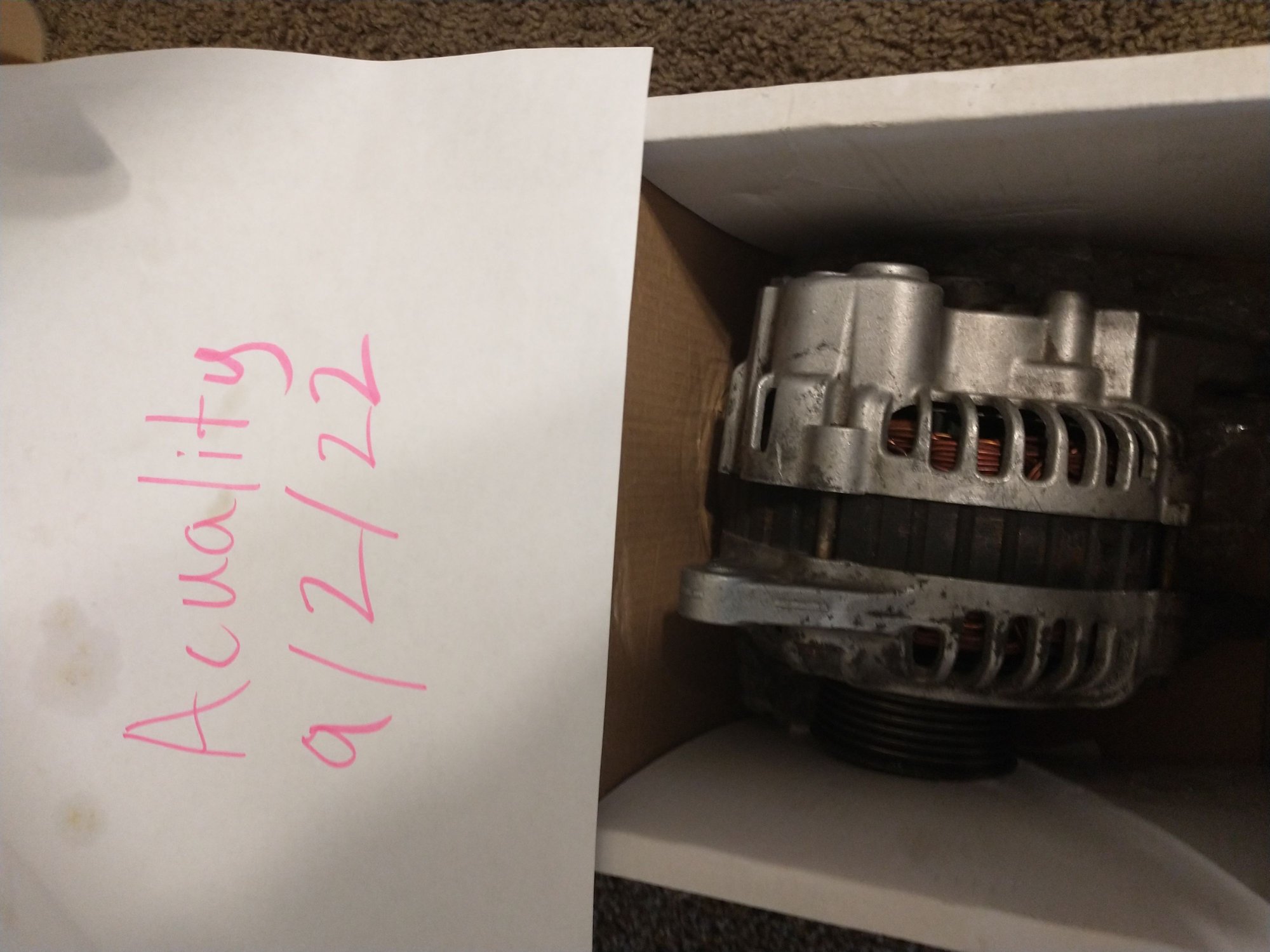 EVO 8 Alternator EvolutionM Mitsubishi Lancer and Lancer Evolution