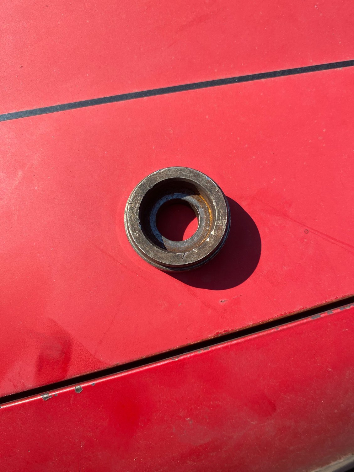 Just the back side of the bushing