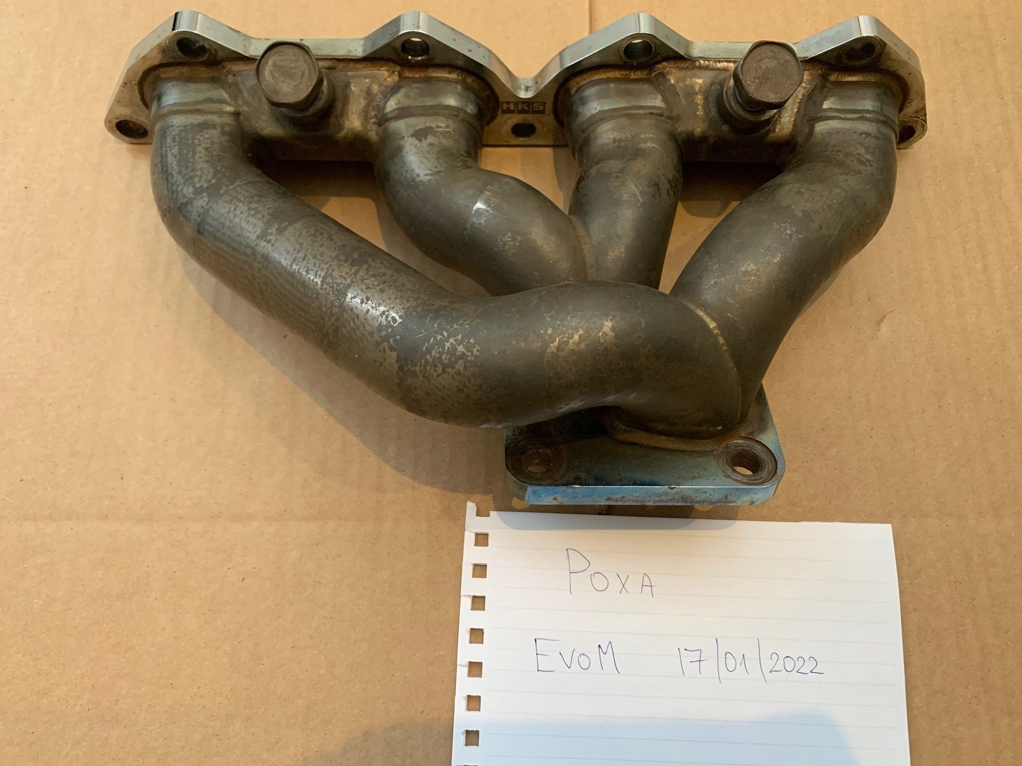 Engine - Exhaust - HKS Exhaust Manifold Evo 7-9 - Used - 1995 to 2006 Mitsubishi Lancer Evolution - Yuzhno-Sakhalinsk, Russian Federation