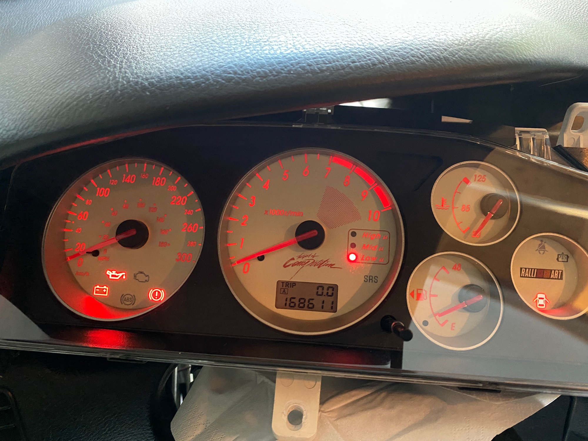 Interior/Upholstery - Evo 7/8/9 Ralliart Instrument Cluster JDM 300kph - Used - Martigny, Switzerland