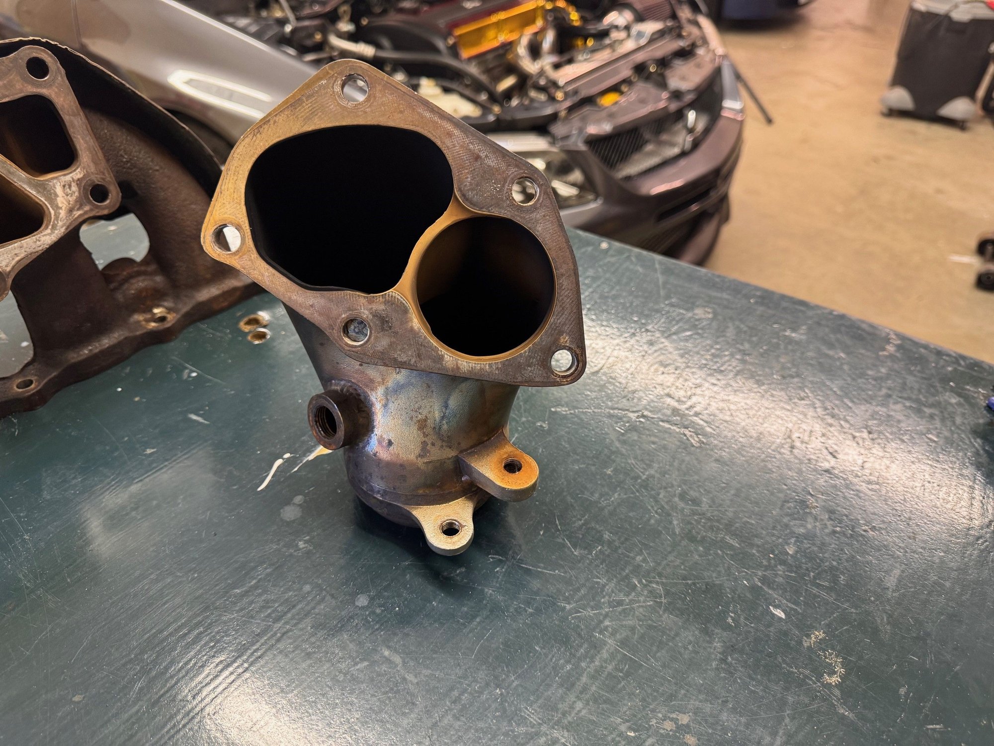 Engine - Exhaust - Invidia O2 Housing - Used - 2003 to 2006 Mitsubishi Lancer Evolution - Hollis, NH 03049, United States