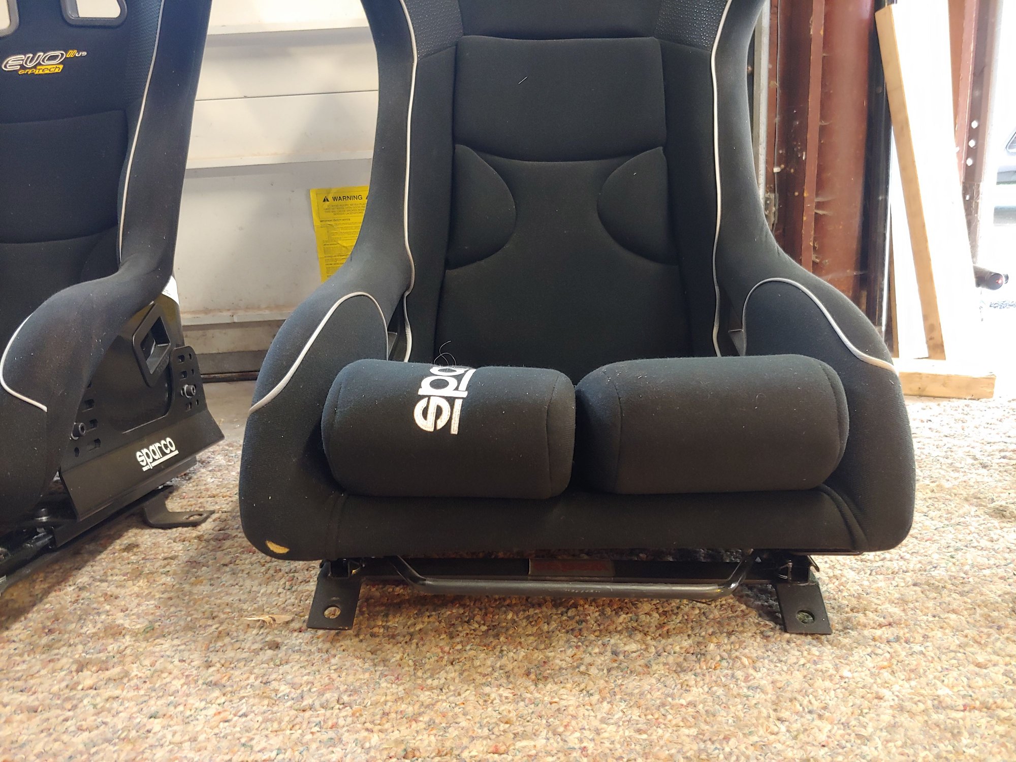 Interior/Upholstery - 2 Sparco Evo II US race seats - Used - 2003 to 2006 Mitsubishi Lancer Evolution - Rochester, NY 14610, United States