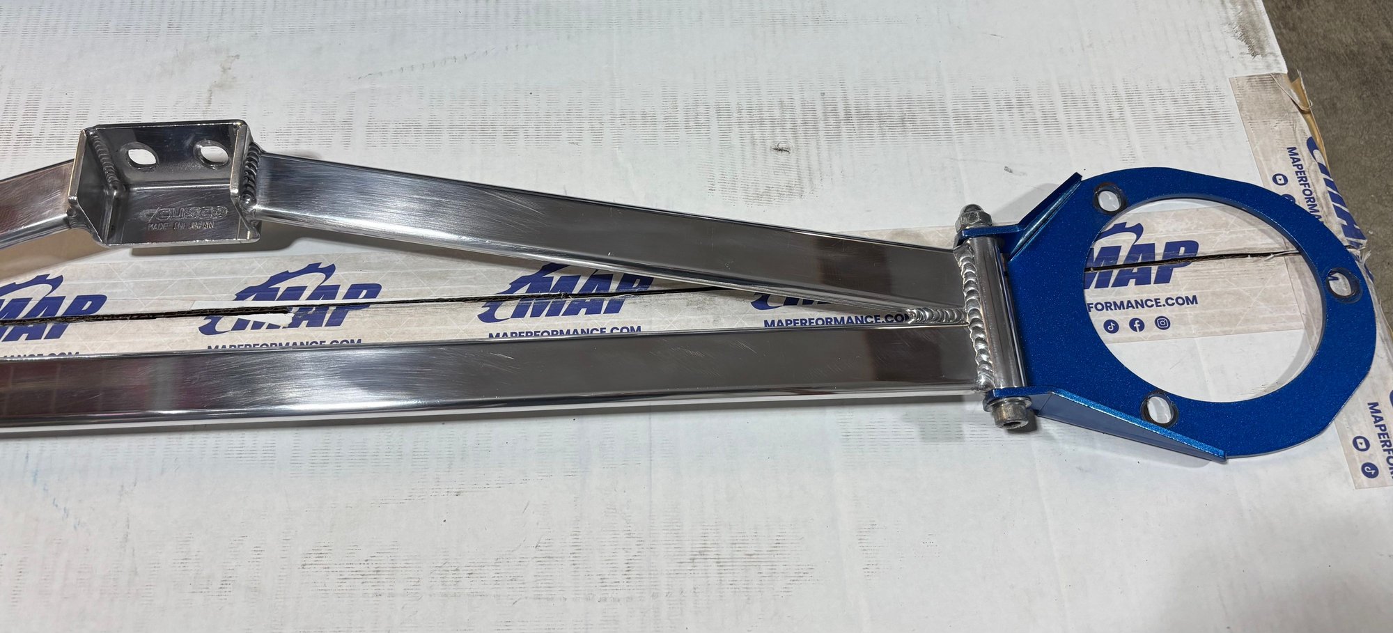 Steering/Suspension - Cusco Type OS Evo 7 8 9 Front Tower Brace - Used - -1 to 2027  All Models - Marysville, WA 98270, United States