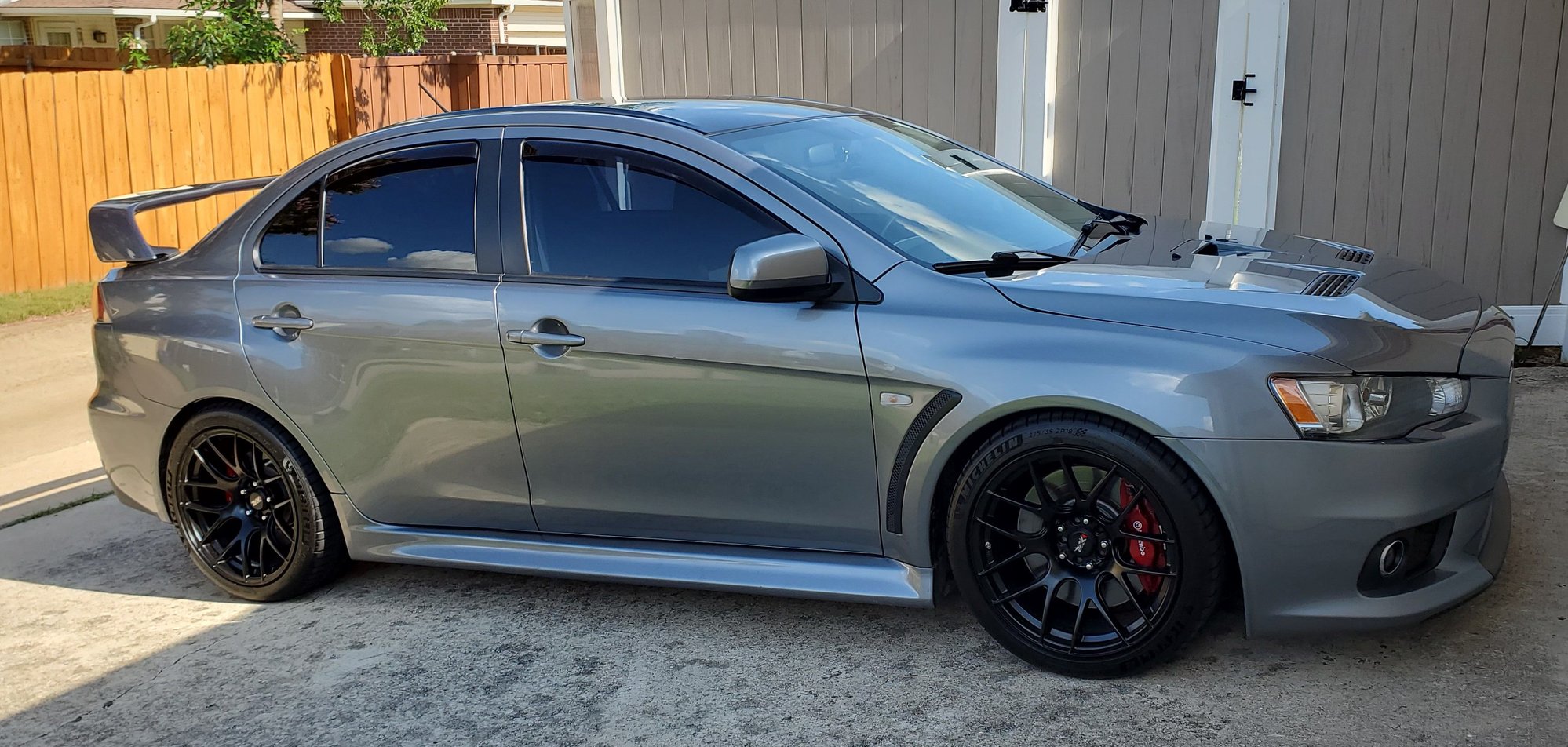 2014 Mitsubishi Lancer Evolution - 2014 Evolution X GSR - Used - VIN JA32W8FV6EU008126 - 50,948 Miles - 4 cyl - AWD - Manual - Sedan - Gray - Carrollton, TX 75006, United States