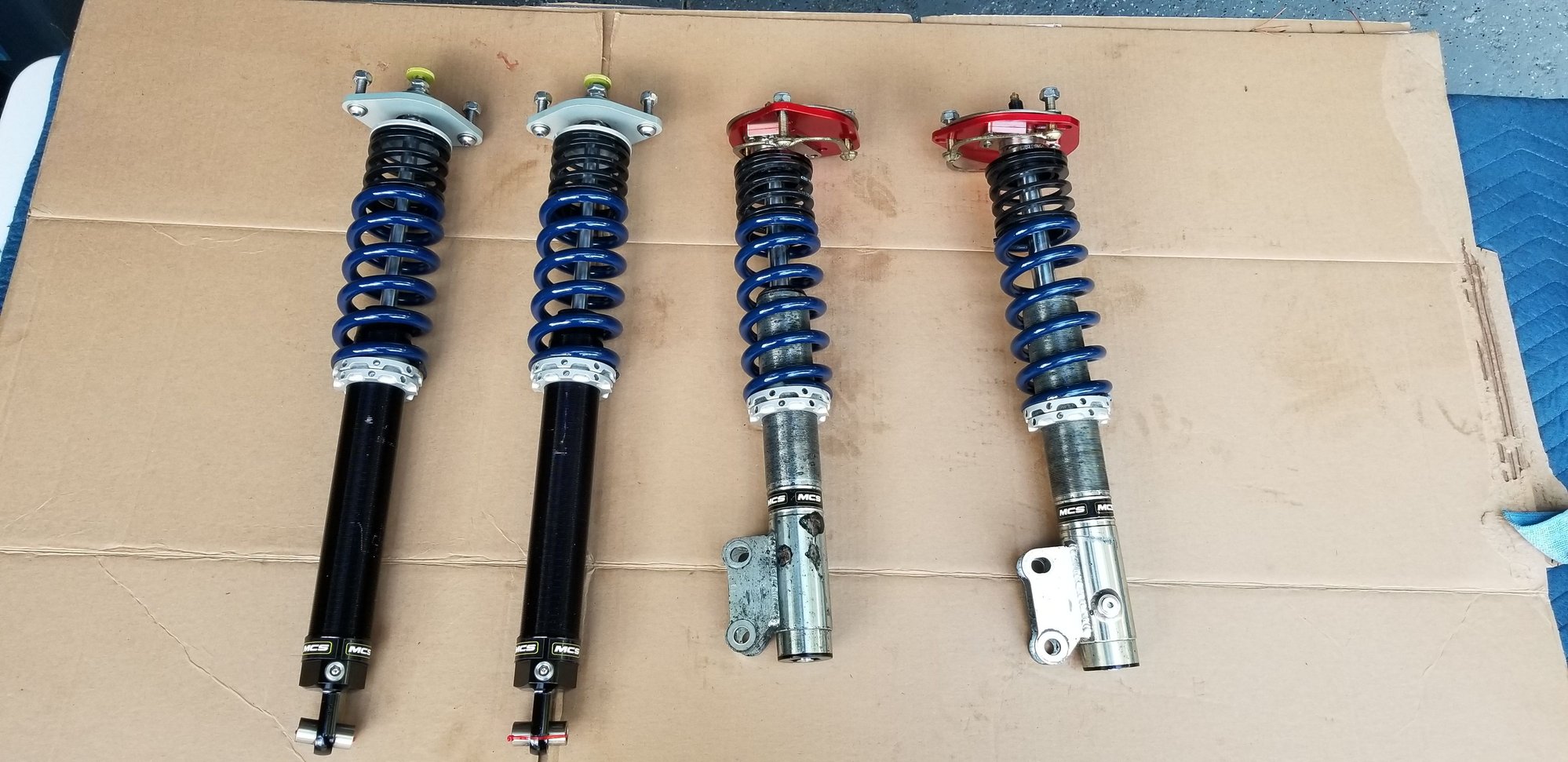 Steering/Suspension - MCS 2WNR w/Hyperco springs and Eibach helpers AND Vorshlag camber Plates for Evo X - Used - 2008 to 2015 Mitsubishi Lancer Evolution - Tuckahoe, NY 10707, United States