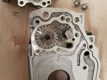 Packing oil pump with vaseline