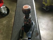 Heated this sucker to around 200 degrees and it came right out 