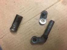 Old parts after removal