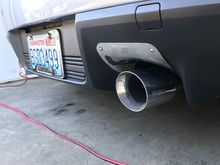 Ralliart Axle Back Exhaust and heat shields