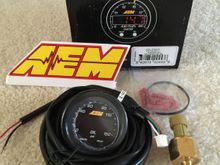 AEM Xseries oil pressure gauge