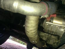 thermal wrap i installed on the megan 3&quot; downpipe