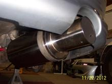 MP Racing 3" TBE Muffler w/ fresh polishing!