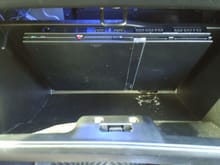slim line ps2 mounted in the glove compartment