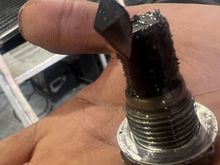 They just drained the tranny oil today. 
During practice i was getting some hopping and spinning rear wheels. Nothing strange, never launched hard. I guess i'll bring my brand new tre trans