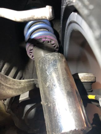 Rear inner 295/30 R7 on 18x10.5+38.  Clears current 7” spring.  