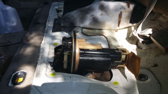 Testing again if I can hear the pump with the key turned to on position. This time with the pump out of the tank. Because maybe my hearings not as good as I think/maybe I have an extra quite pump