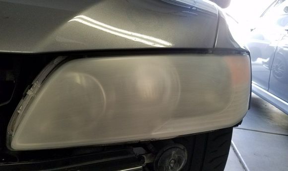 Finished wet sanding driver side