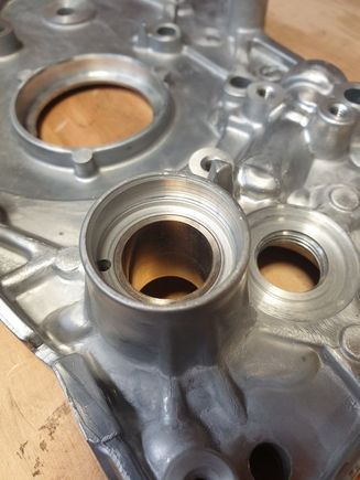 going from 20.02mm bore to 20.00mm with close up the clearance and help keep the shaft straight