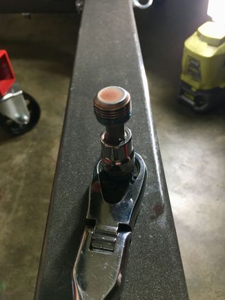 Heated this sucker to around 200 degrees and it came right out 