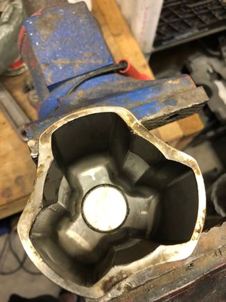 Redoing the inner CV boots. They were torn and low on grease. I think this is was also caused my alternator to go bad, it was covered in grease.