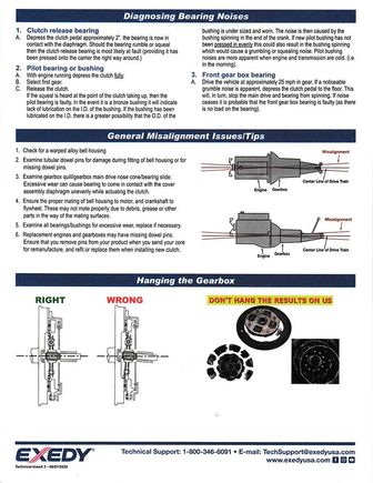 ^ Exedy included 3 pages of fitting instructions in the box. This is page 3.