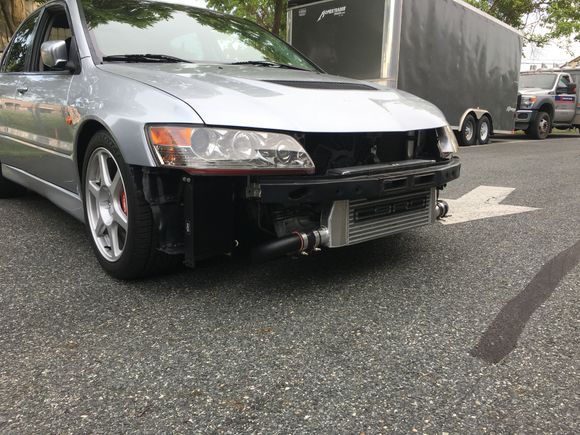 No bumper shot
