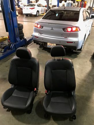 Leather Heated Ralliart Seats for sale.. make me an offer? 