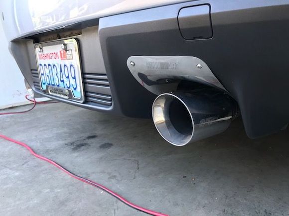Ralliart Axle Back Exhaust and heat shields