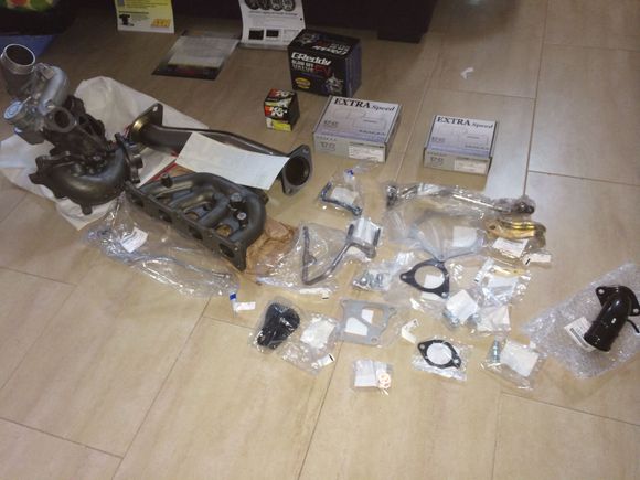 Everything needed for the evoX turbo swap