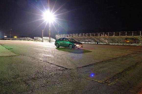Evo X MR scares away the competition...