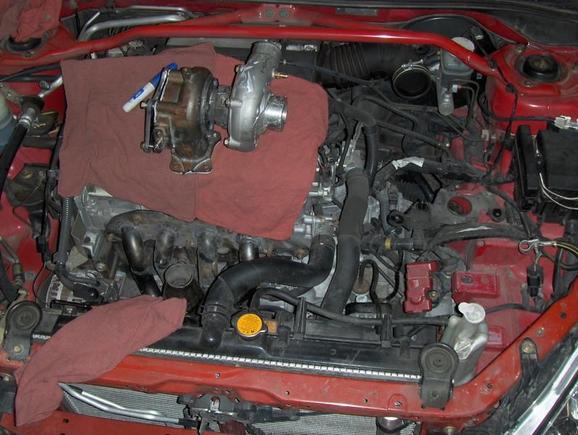 last adjustments to the turbo manifold