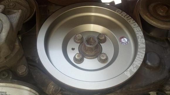 lightweight underdrive pulley