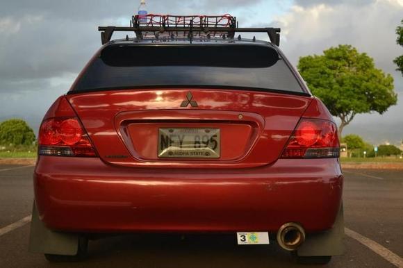 Went for that Evo 7 look for the tail lights. Red/Clear