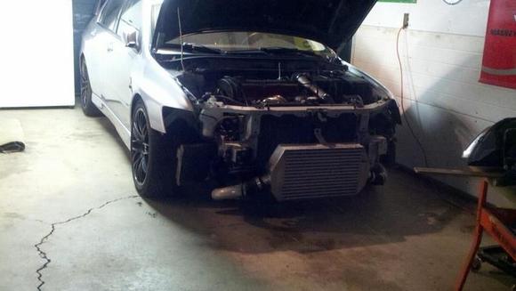 Headlights out for proper tinting