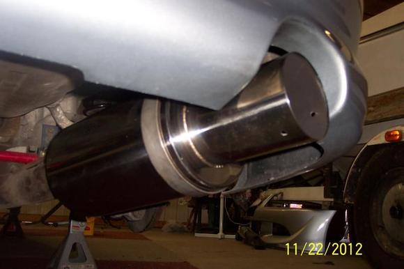 MP Racing 3" TBE Muffler w/ fresh polishing!