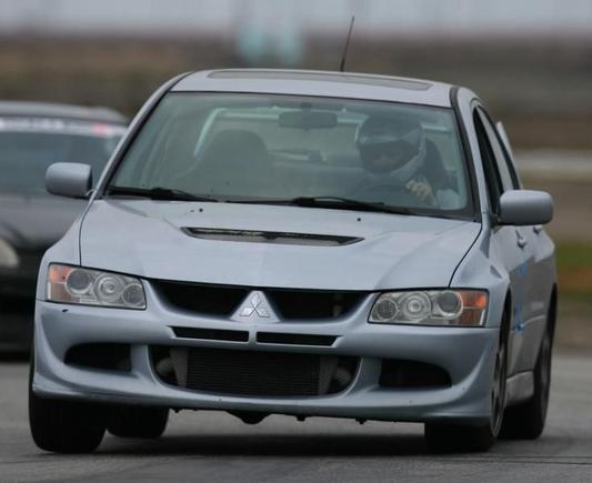 Not enough negative camber.