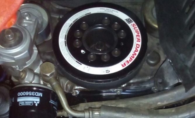 Engine - Power Adders - FS : ATI Pulley Damper - Used - 1997 to 2008 Mitsubishi Lancer Evolution - Springfield Gardens, NY 11413, United States