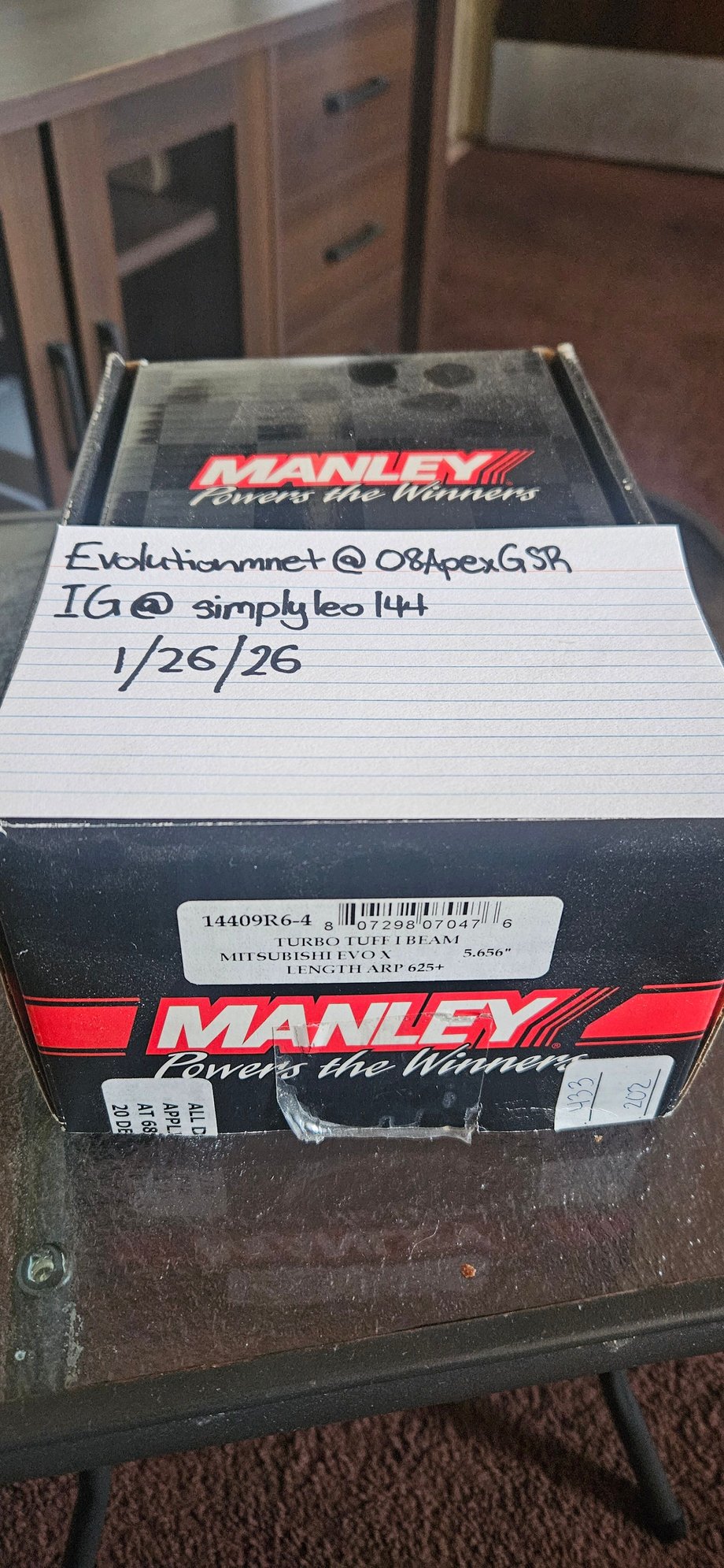 Engine - Internals - Manley Turbo Tuff I-Beam Rods - New - All Years  All Models - Los Angeles, CA 90002, United States