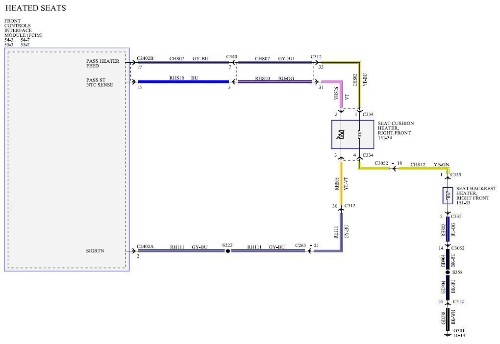 Heated seats wiring to FCIM - Ford F150 Forum - Community of Ford Truck