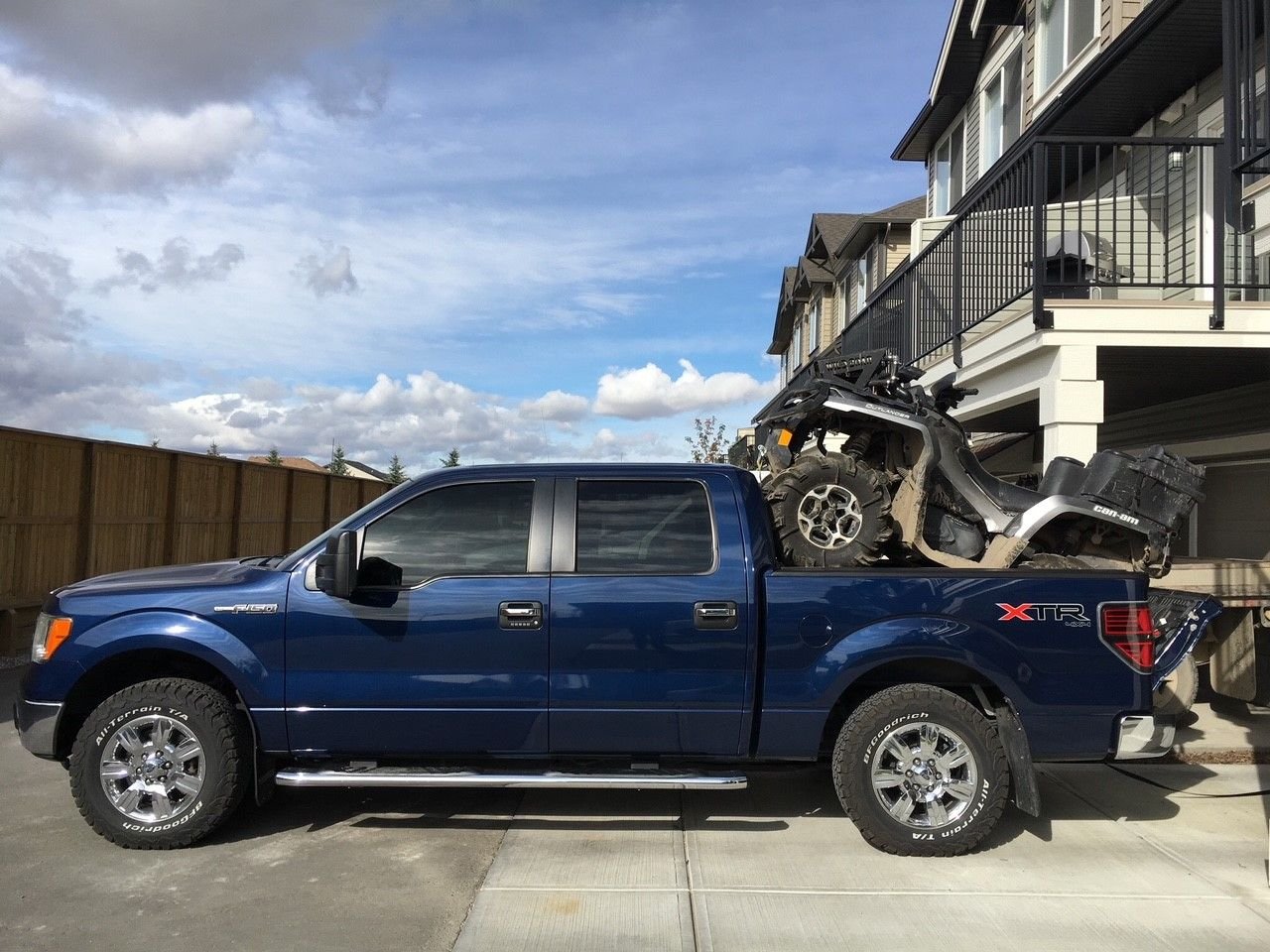 Hauling ATV in short bed Ford F150 Forum Community of Ford