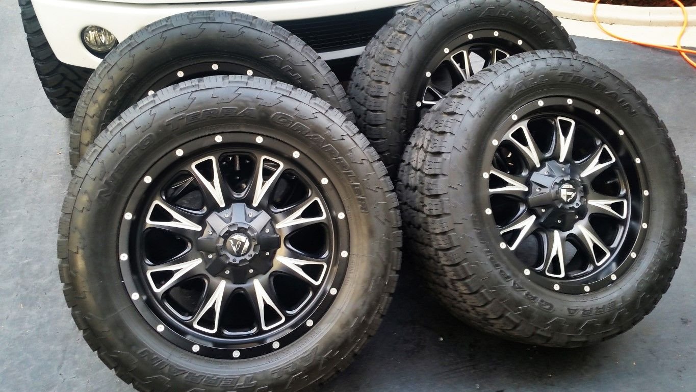 Southeast Fuel OffRoad Throttle Wheels 20x9 with Nitto Terra Grappler