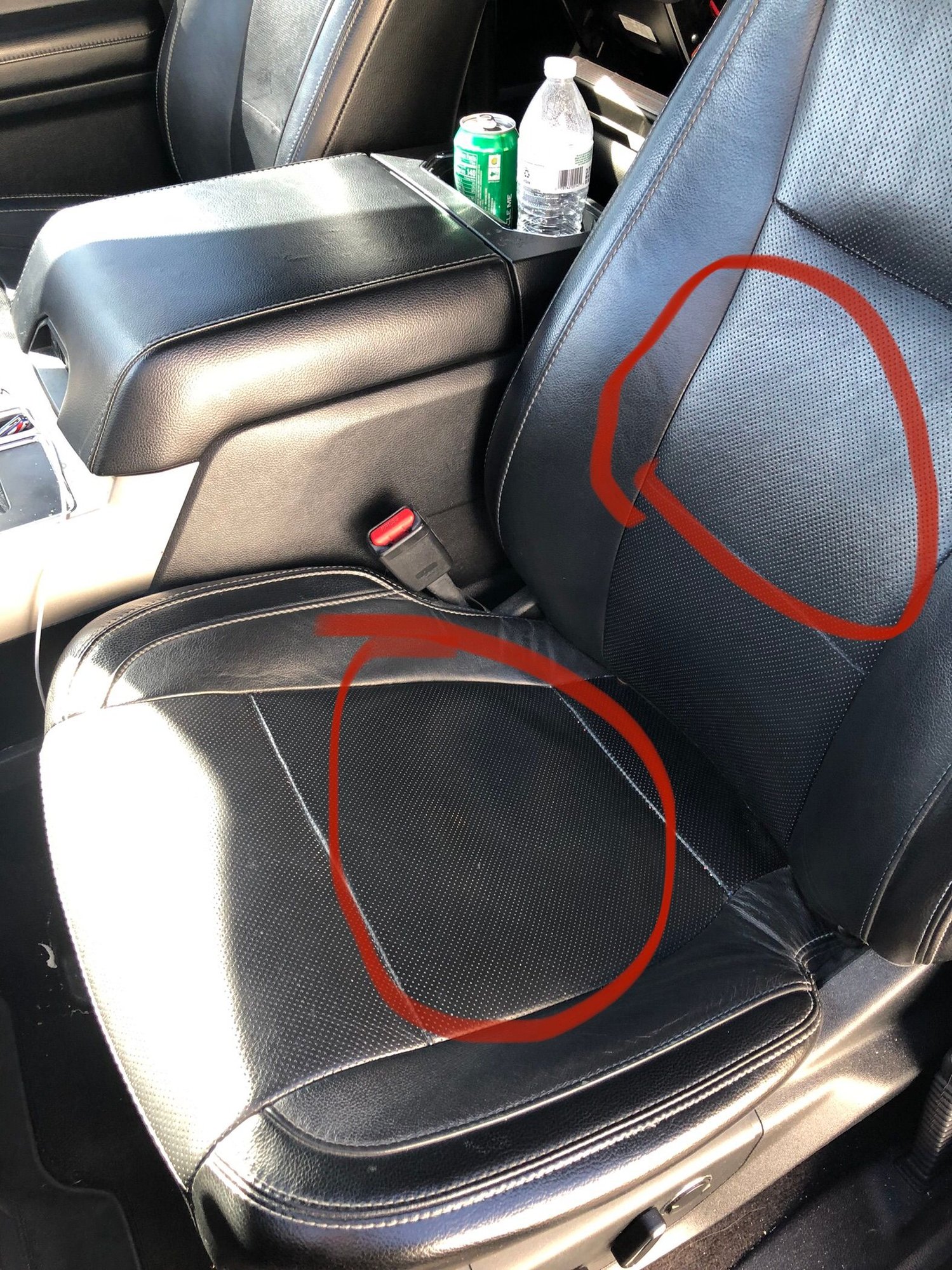 Heated seats only working in sections of seat on both driver and