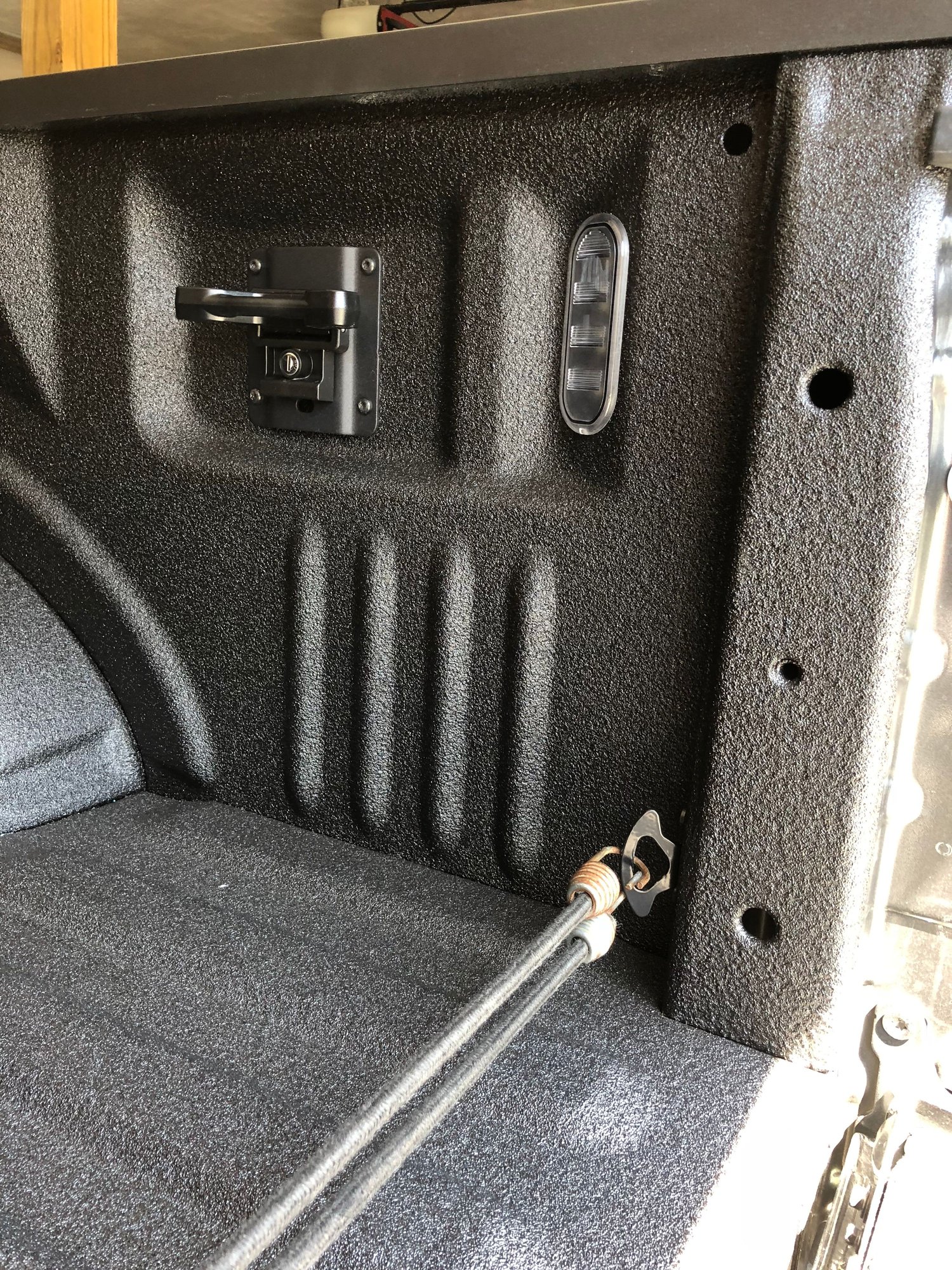 Where do I find tie down hooks for a bed liner side walls Page 2