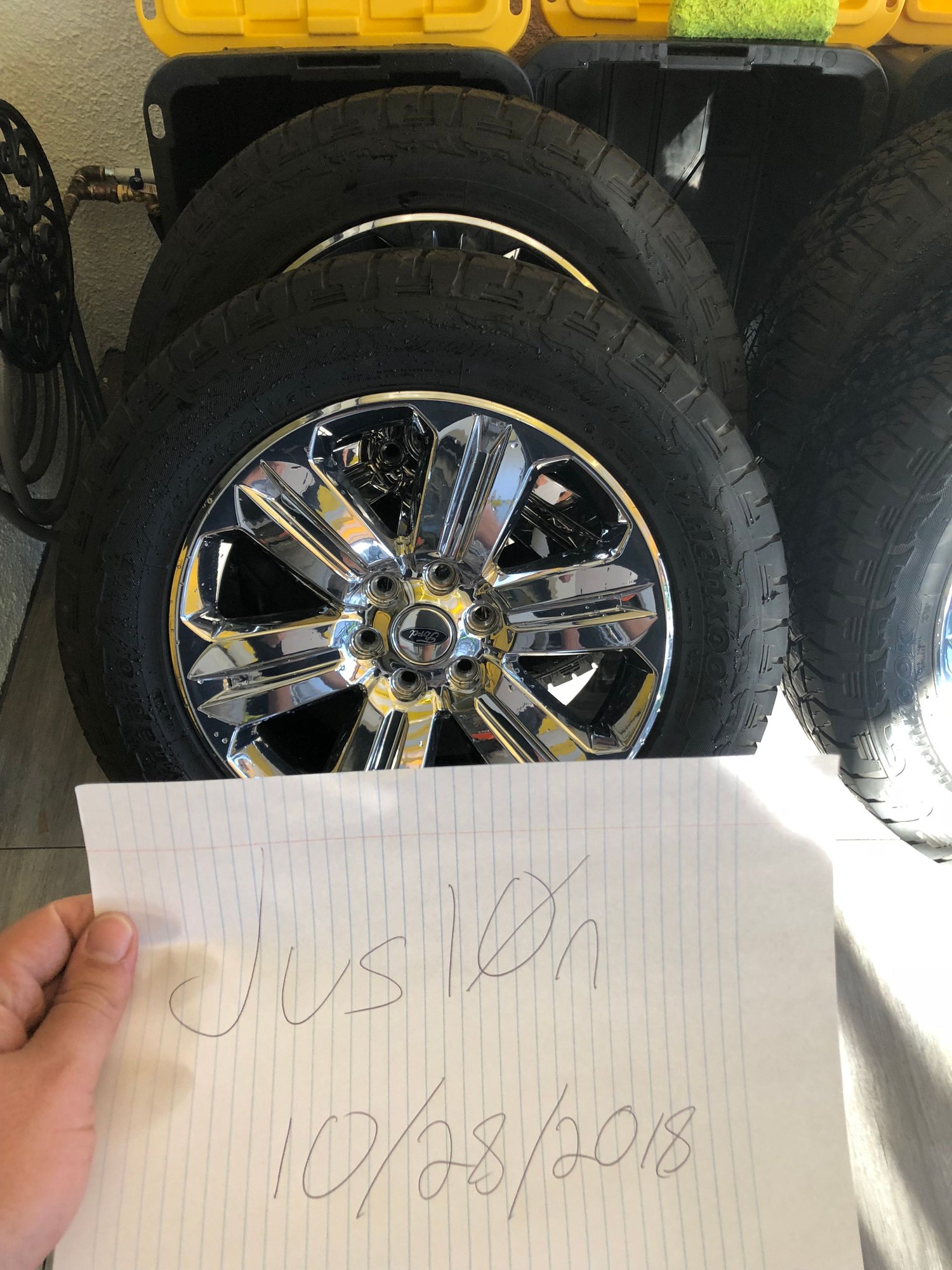 Hankook Dynapro Atm 275 55r20 >> Southeast LIKE NEW 2018 OEM 20" PVD Chrome Wheels w/Tires ... Hankook Dynapro Atm 275 55r20 >> Southeast LIKE NEW 2018 OEM 20" PVD Chrome Wheels w/Tires ...