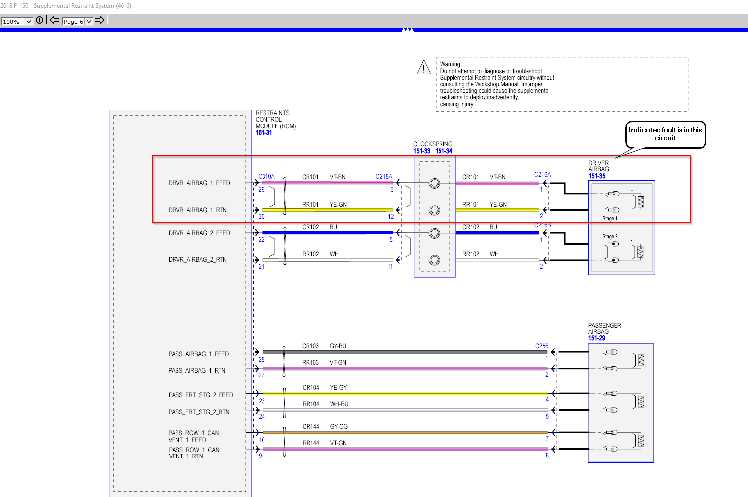 Airbag Light No Codes Page 2 Ford F150 Forum Community of Ford Truck Fans