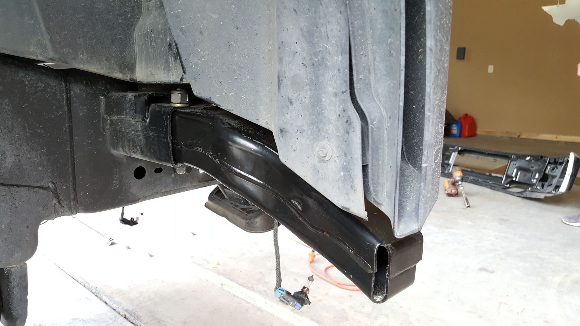 Crash Bars How to swap fronts for tire clearance Ford F150 Forum