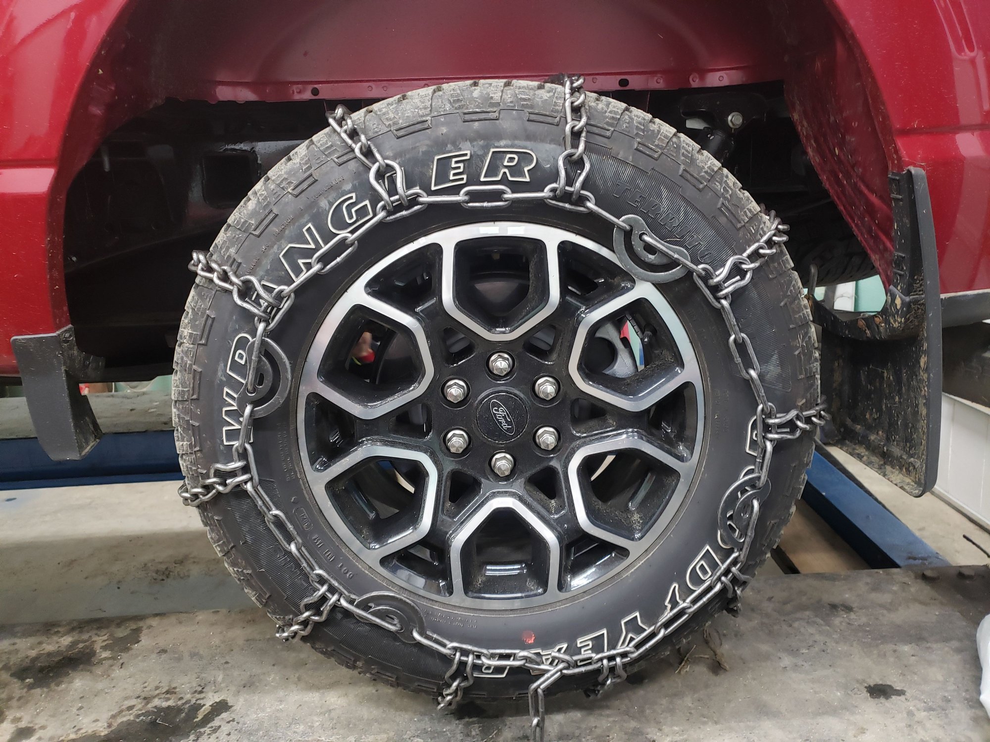 Snow Chains, Cables or Neither? Goodyear Wrangler Tires Page 3 Ford F150 Forum Community